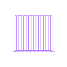 Buildings Fences Privacy Fence Solid Dog Ear Outline Svg Vector, Free Vectors File